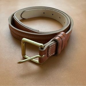 rag & bone Leather Belt in Camel